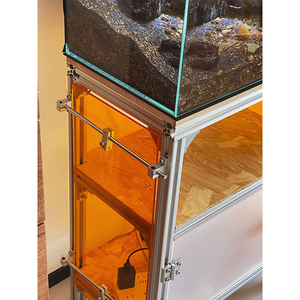 Aluminum Profile Fish Tank Stand Industrial Style 6063 Alloy Custom Size Anodized Surface - Product Image 1