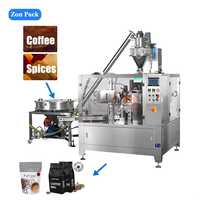 Machine d'emballage Doypack à prix d'usine pour farine de blé et de maïs, machine de remplissage de poudre de gingembre 500g