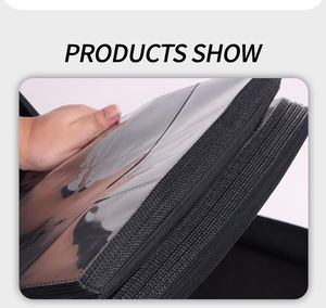 Album photo à fermeture éclair en cuir PU pour le baseball, le trading de cartes, contient des protège-cartes, fichier à 9 pochettes, classeur pour cartes à collectionner 360 cartes - Product Image 4