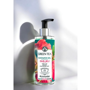 Gel Douche Dermoday au Thé Vert 250ml - Acide Hyaluronique & Extrait de Sauge - Lavage Corporel Luxueux et Rafraîchissant - Product Image 1