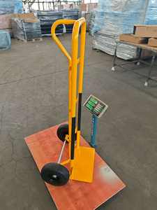 Carretilla Manual Resistente con <span class=keywords><strong>Ruedas</strong></span> de Goma, Diseño Plegable, Doble Asa, Capacidad de 330 Libras, OEM - Product Image 2