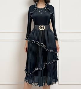 Robes de mariée Ankara élégantes longues jusqu'au sol 2025 <span class=keywords><strong>pour</strong></span> femmes grandes tailles, style Dashiki, mode turque, en mousseline de soie, avec volants décoratifs, naturelles - Product Image 1