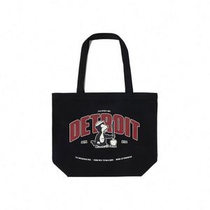 Sac fourre-tout en toile épaisse 53x41cm, imprimé vintage de bande dessinée, pour hommes et femmes, streetwear décontracté - Product Image 4