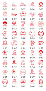 การปรับแต่งภาพตัวเองหมึกเด็กแสตมป์ครูสำหรับการแสดงออกทางอารมณ์รีวิวความคิดเห็น - Product Image 3