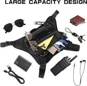 Muestra Gratuita, Bolsa Táctica Impermeable con Patrón Geométrico 900D, Bandolera Unisex, Estilo Japonés, 56-76L - Product Image 6