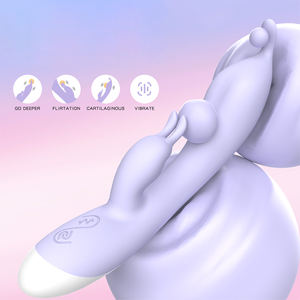 Vibrador de Clítoris con Doble Estimulación del Punto G, Dispositivo de Masturbación Recargable, Juguete Sexual con Lengua de Conejo para Mujeres - Product Image 5