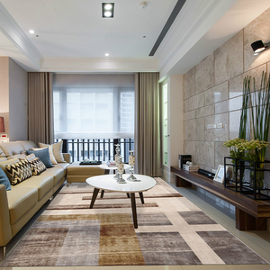 カスタマイズカーペット2025新しいスタイル家庭用家具洗えるペルシャリビングルームデザイン - Product Image 1