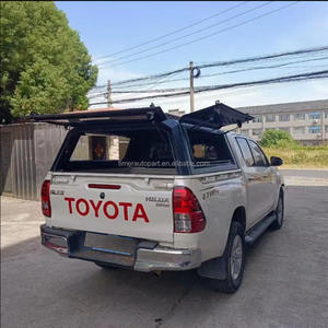 หมวกแก๊ปคลุมเตียงรถบรรทุกรถปิคอัพน้ำหนักเบาผ้าคลุมหลังคาแบบแข็งทำจาก<span class=keywords><strong>อลู</strong></span><span class=keywords><strong>มิ</strong></span><span class=keywords><strong>เนียม</strong></span>มี Windows tonneau สำหรับ HILUX 4<span class=keywords><strong>ประตู</strong></span> - Product Image 4