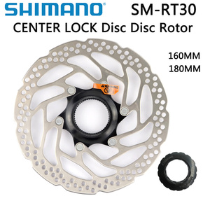 จานเบรค <span class=keywords><strong>Shimano</strong></span> Deore <span class=keywords><strong>DISC</strong></span> BRAKE ROTOR <span class=keywords><strong>SM</strong></span> RT30 Center Lock สำหรับจักรยานเสือภูเขา รุ่น M6000 ขนาด 160 มม. 180 มม. - Product Image 1