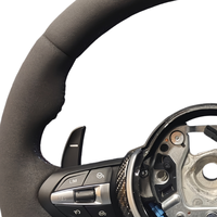 Volant en Suède Complet Style CS avec Garniture Carbone pour BMW F20 F10 F30 F31 F32 F34 F36 F15 F25 F48 E70 E87 E90 E92 M3 M4 M5