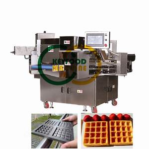 Machine à gaufres automatique en acier inoxydable et four de cuisson pour la fabrication de cornets de crème glacée, haute capacité 1000 pièces/heure - Product Image 4