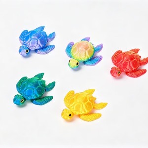 Juguete Antiestrés, Tortuga Impresa en 3D, Pequeño Adorno de Tortuga, Modelo de Juguete Creativo, Articulado, Varios Colores, Articulaciones Móviles, 15 Años - Product Image 1