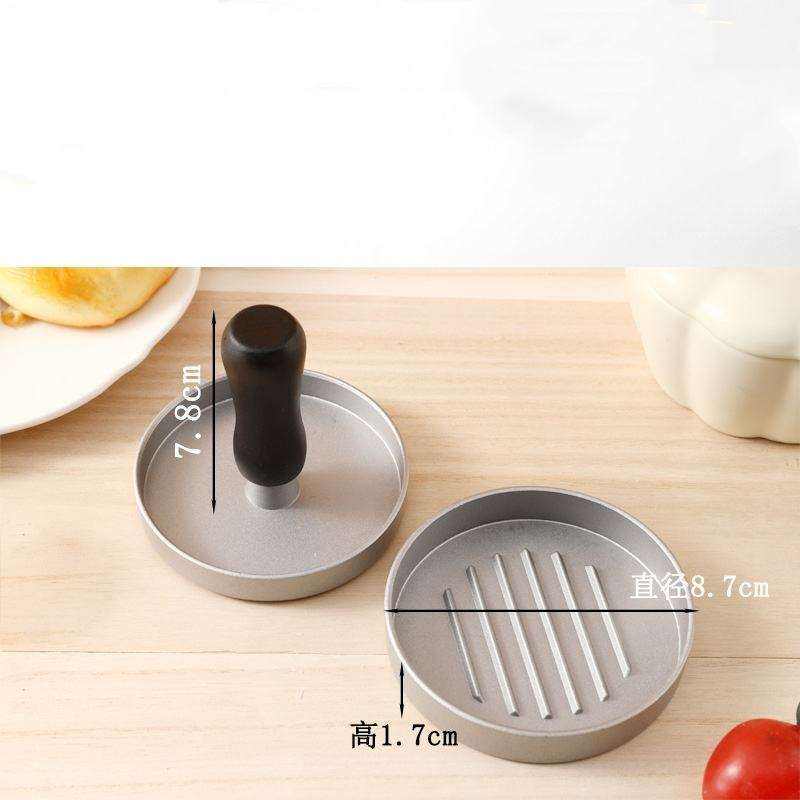 Black small hamburger press