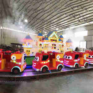 Divertido Recinto Ferial atracción giratoria interior al aire libre pista tren paseo otros productos de <span class=keywords><strong>Parque</strong></span> de Atracciones equipo de lucha contra incendios para la venta - Product Image 1