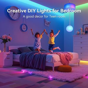 Iluminación LED Inteligente RGB SMD 5050 de 5m 10m con Control IR de 12V para Decoración Interior del Hogar - Product Image 3
