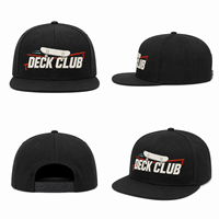 Casquette Snapback à faible MOQ avec broderie graphique Urban Deck, échantillonnage rapide pour les vendeurs de mode jeunesse avec marque privée