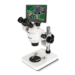 9インチディスプレイ搭載のムルジダー三眼実体顕微鏡 MSD202B1-T-9C - Product Image 1