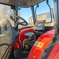 Tracteur agricole d'occasion Shuangjia 55 CV 4x4 avec moteur diesel Changchai 4 cylindres et boîte de vitesses, origine Shandong - Vidéo