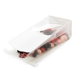 Bolsa de Papel de Algodón Blanco Mate para Empacar Pan, con Ventana Transparente, Base Plana y Autoportante, para Panadería, Tostadas y Galletas, Suministro al por Mayor - Product Image 5