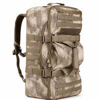 Sac à dos tactique en nylon avec panneau dorsal souple et coussin d'air pour la ceinture lombaire