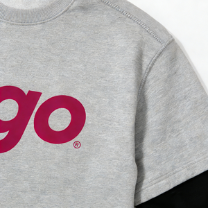 批发定制徽标男女通用圆领运动卫衣，基本款抓绒促销队服，适合啦啦队、舞蹈、体操和学校精神活动 - Product Image 3