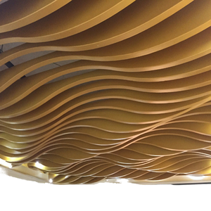 سقف داخلي سقف فني معلق معدني خطي سقف - Product Image 1