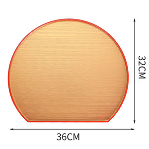 Trendy dessert plate, Japanese-style semi-circular <b>tray</b>, <b>tea</b> <b>tray</b>, plastic hotel tableware storage plate, creative plate - Product Image 4