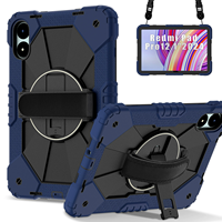 Étui pour Redmi Pad 2 Pro 12,1 pouces 2025, protection pour enfants, silicone PC, bandoulière, antichoc, support, coque de tablette
