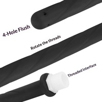 Perles anales en silicone érotiques, irrigateur, plug anal, dispositif de nettoyage anal, produits sexuels pour adultes, contrôle manuel KS880