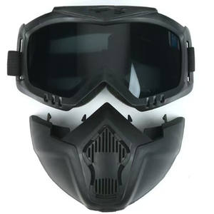 YSMLE Anti-buée UV400 Sport cyclisme lunettes de soleil coupe-vent <span class=keywords><strong>noir</strong></span> <span class=keywords><strong>masque</strong></span> facial pour motocross en plein air et <span class=keywords><strong>moto</strong></span> lunettes colorées - Product Image 4