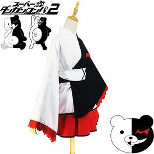 Danganronpa Monokuma Kimono Cosplay Costume Anime Halloween Outfit Adult Size - Product Image 2
