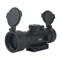 Optique 3x44RD, viseur à points rouges et verts, lunette de chasse avec housse de protection, viseurs optiques