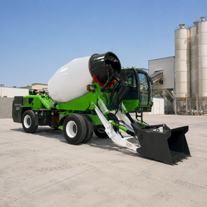 Camion malaxeur à béton autochargeur à moteur diesel de 4 m3 à déchargement rapide, à tambour rotatif hydraulique, pour la construction de routes et de ponts - Product Image 5