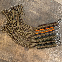 Nouveau cordon de suspension de luxe vert foncé en polypropylène/polyester pour le chantage aux oiseaux, pour la chasse et les pièges à animaux, avec logo personnalisé, taille environ 2022 5/8" 3/4"