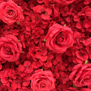 Haute qualité écologique et durable fond de mariage salle de banquet studio <span class=keywords><strong>photo</strong></span> mur de fleurs artificielles - Product Image 4