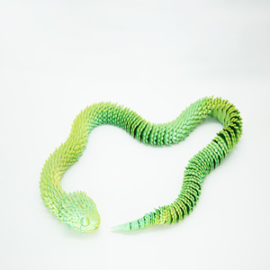 Vente en gros de modèles de serpents vipères articulés imprimés en 3D sur mesure, jouets cadeaux - Product Image 4