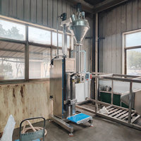 Máquina de Llenado de Polvo Seco de Grado Alimenticio de 25 kg, Equipo de Empaquetado de Bolsas Semiautomático de Alta Precisión