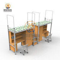 Lits superposés en métal, mobilier scolaire de luxe, lits en acier, double pont