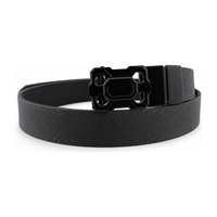 Ceinture tactique réglable à cliquet pour homme en sangle de nylon avec boucle en alliage à verrouillage automatique, idéale pour les activités décontractées, la randonnée, le quotidien, avec logo personnalisé