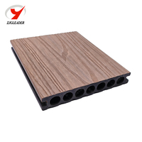 Planches de terrasse en WPC imperméables 25 mm, aspect bois composite, pour extérieur, jardin, bord de piscine
