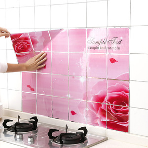 Aixin Wall Sticker 60x90 Cm Waterproof Flower Pattern Rectangle Home <b>Decoration</b> - Product Image 2