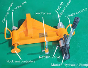Máquina Hidráulica para Doblar Rieles, Serie KWPY de Alta Resistencia para Minería y Construcción de Vías de Túneles - Product Image 2