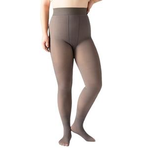 女式加厚高腰弹力保暖连裤袜透明紧身配羊毛衬里透气正式冬季打底裤 - Product Image 5