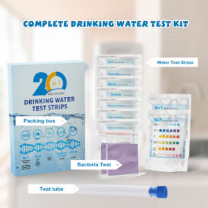 2025 baru 20 in 1 strip Kit uji air minum, tes kualitas air rumah untuk keran dengan baik, rumah, Kota - Product Image 3