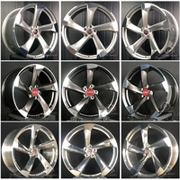 Jantes de voiture forgées sur mesure à 5 branches, concaves profondes, 18 19 20 21 22 pouces, 5x112 pour Audi Q5 Q7 Q8 SQ8 A4 A5 A6 A7 A8 Golf Seat Leon