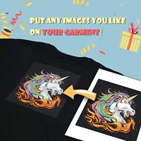 Papel de Transferencia Térmica por Calor para Impresión por Inyección de Tinta A-SUB para Ropa, 20 Hojas de 8.5x11 Pulgadas, Camisetas y Bolsas Personalizadas, Hecho en China, Sin Logotipo