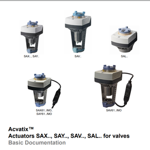 SAX81 SAX81.03 SAX81.00 แอคชูเอเตอร์ AC24V 3 ตำแหน่ง ระยะชัก 20 มม. -25-150C วาล์วควบคุมการทำงาน/ปิดการทำงาน - Product Image 5
