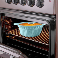 Moule à gâteau rond en silicone et moule à pain résistant à la chaleur, idéal pour la cuisson domestique – Nouveauté usine, vente chaude