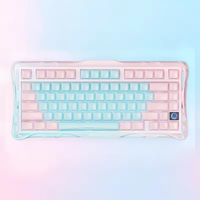 Teclado Mecánico Inalámbrico Gravastar Mercury K1 Lite 75% Tri-Modo para Juegos, con Retroiluminación, Intercambiable en Caliente, 4000mAh