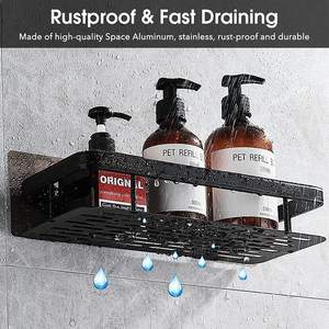 Quincaillerie de toilette, support à ventouse sans poinçon, support de toilette, fournitures murales, étagère de <span class=keywords><strong>rangement</strong></span> de salle de bain - Product Image 4